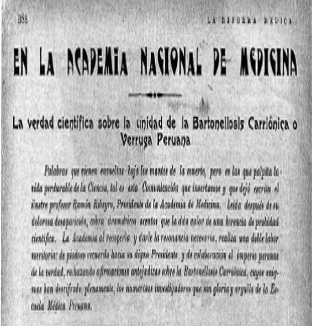 Scientific debate between Harvard University and the Peruvian Medical School. Unicist theory. Source: 39.