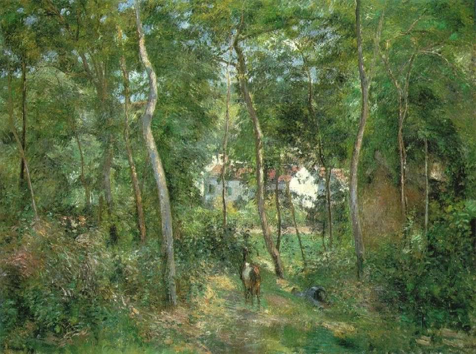 Vegetação rasteira no verão Camille Pissarro 1879