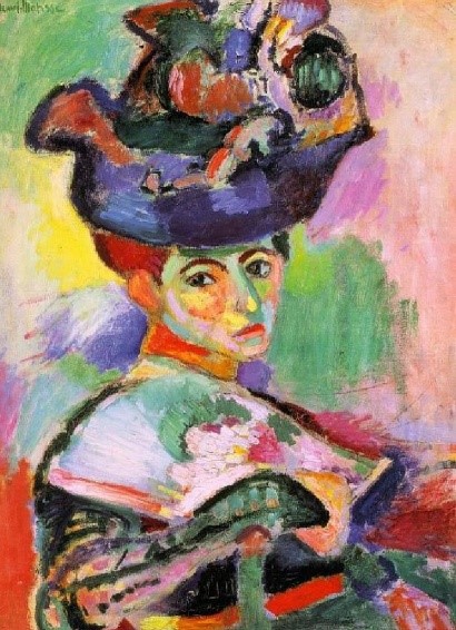 Mulher com chapéu 1905 de Henri Matisse