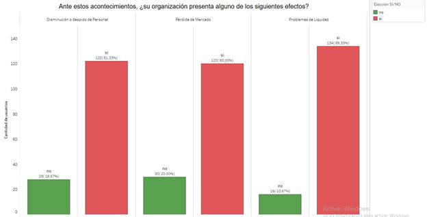 Efectos en las organizaciones durante la pandemia