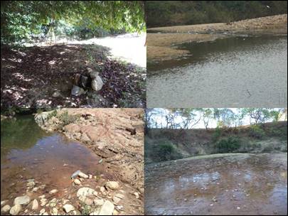 Polui&ccedil;&atilde;o no rio Gorutuba.