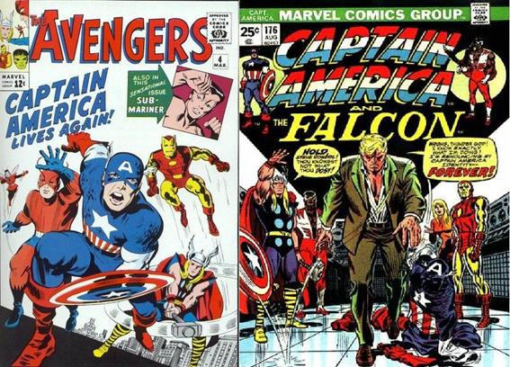 HQ sobre a década de 1960 (esquerda) e da década de 1970 (direita)