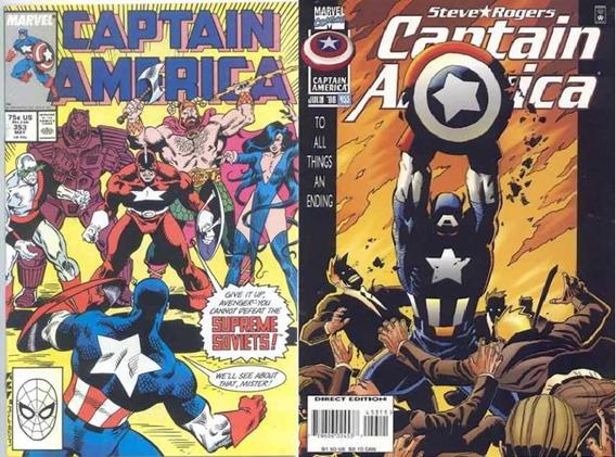 HQ sobre a década de 1980 (esquerda) e da década de 1990 (direita)