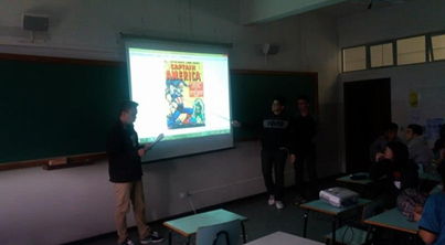 presentação da análise da HQ sobre a década de 1960