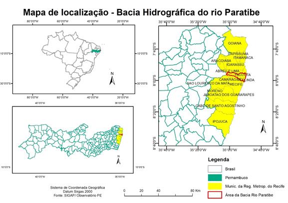 Localiza&ccedil;&atilde;o da BHRP na RMR