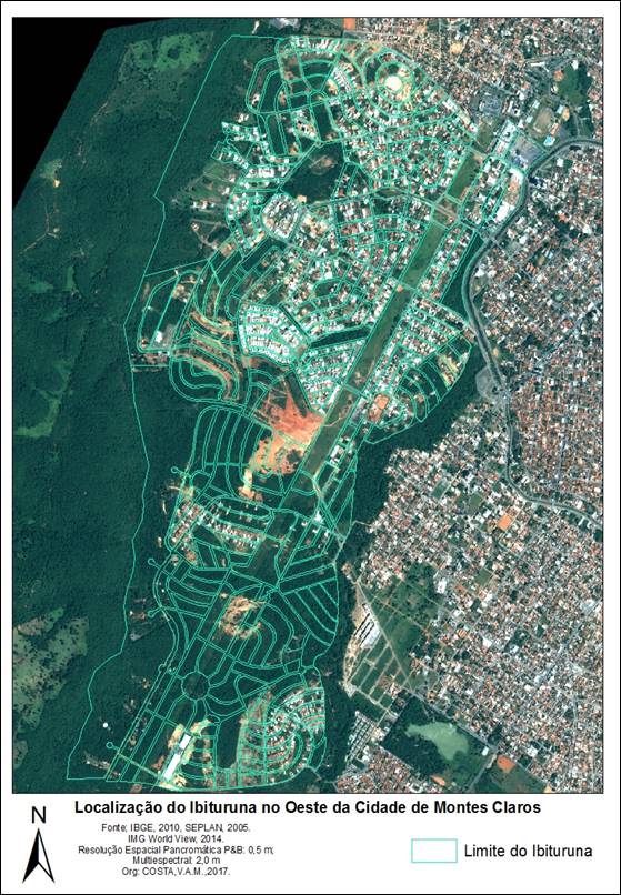 Área total do Ibituruna