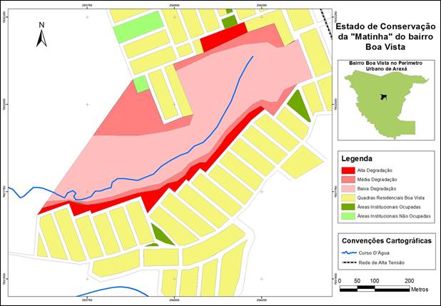 Estado de conserva&ccedil;&atilde;o da &ldquo;Matinha&rdquo; do
bairro Boa Vista.