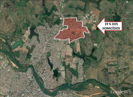 reas de homicdio de jovens e adolescentes em Campos dos Goytacazes