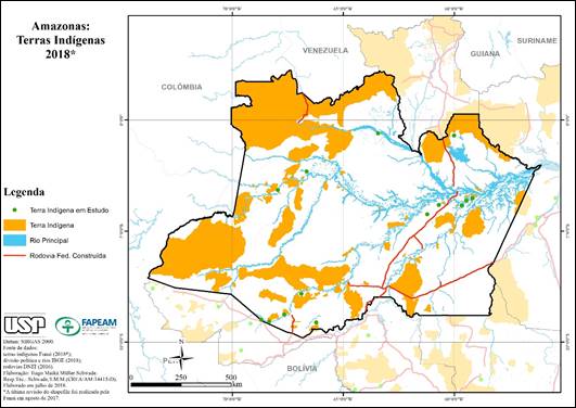 Terras ind�genas no Amazonas