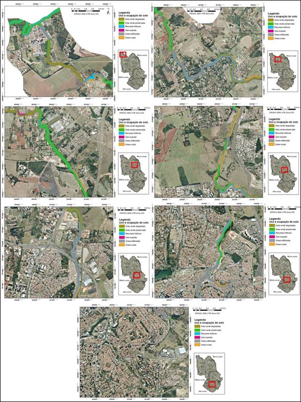 Uso e ocupação do solo na Área de Preservação Permanente do Ribeirão Anhumas