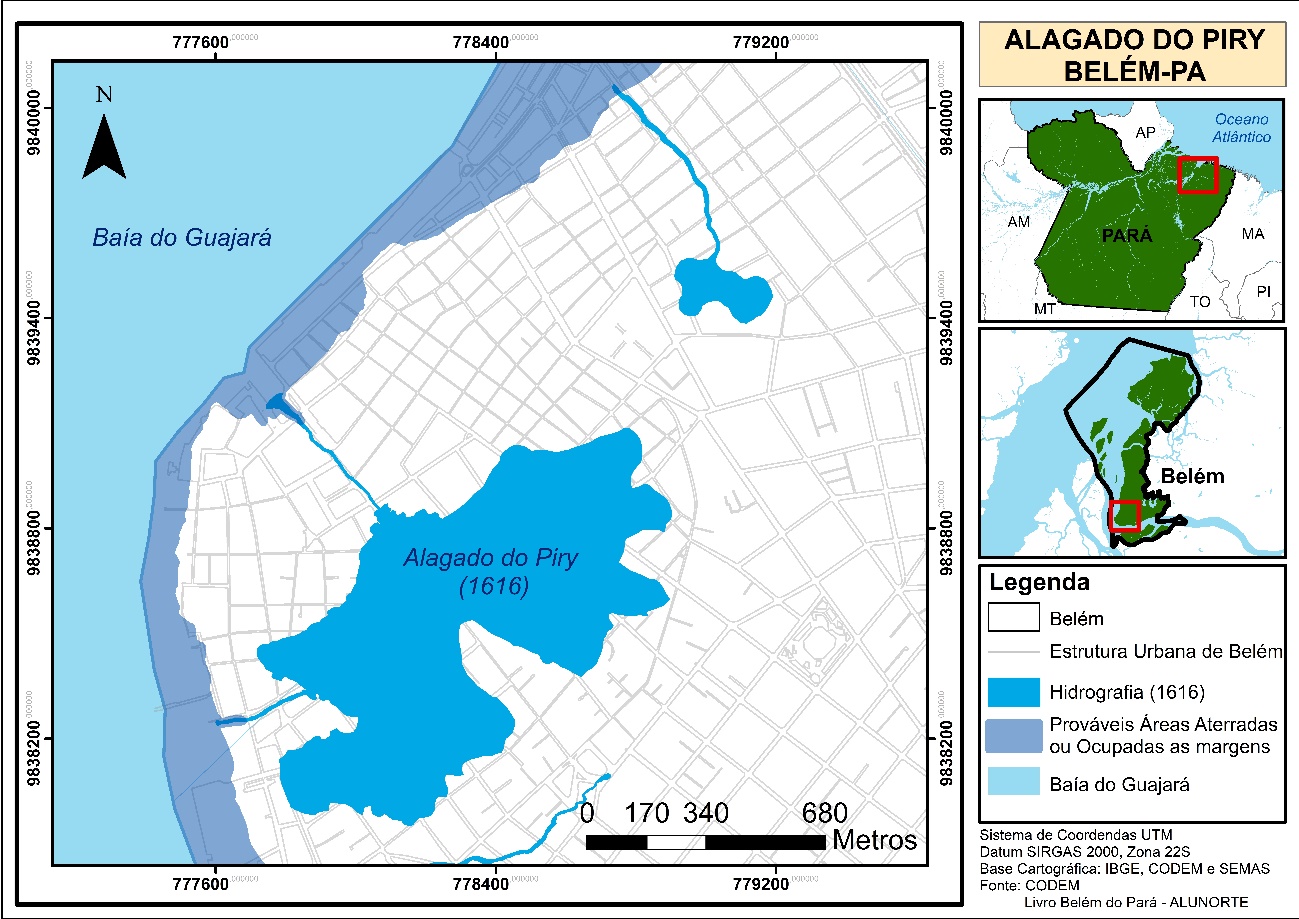 Mapa de Localização do Alagado do Piry de Jussara