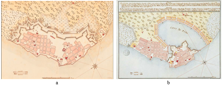 Plantas da Cidade de Belém do Grão-Pará fortificada pelo método mais simples e de menor despesas, apresentada por Gaspar João Geraldo Gronsfeld (1773)