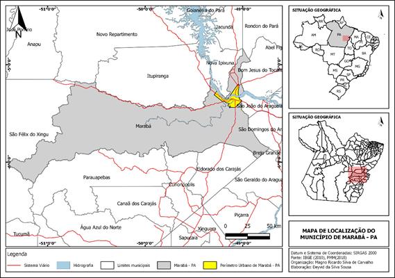 Localiza��o de Marab�-PA 