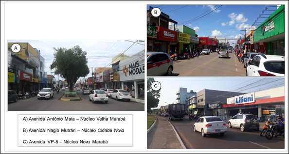 Os tr�s centros terci�rios de Marab� (PA)