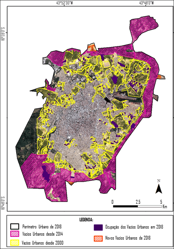 Vazios urbanos da cidade de Montes Claros/MG