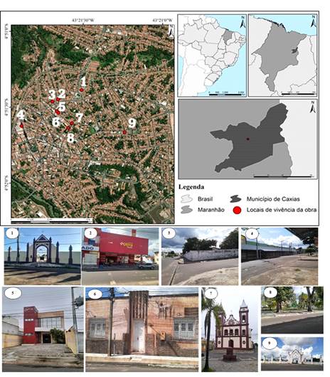 Localiza��o da �rea de estudo