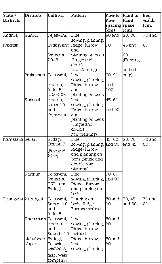 Constraints in dry chilli cultivation practices and mechanization of ...