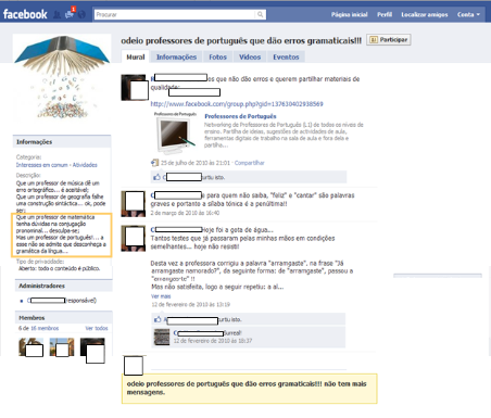 G7: Ethos vinculado a representaes de intolerncia em Facebook.