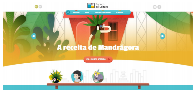 Espaço de Leitura/página inicial.