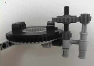 Trem composto de engrenagens, KIT LEGO&reg;.