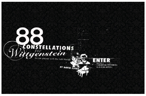 Página inicial do site de 88 Constellations.