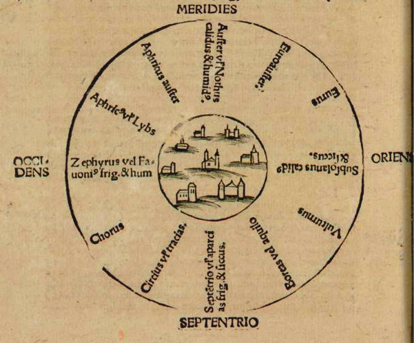 Ilustraci&oacute;n Libro IX, Cap&iacute;tulo XVIII. Gregor Reisch, Margarita philosophica (Friburgo, ed. J. Schott, 1503, n.p.).