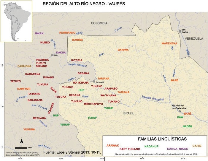 Pueblos indigenas del Alto Río Negro – Vaupés.