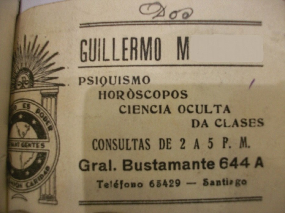 Tarjeta de presentación de Guillermo M.