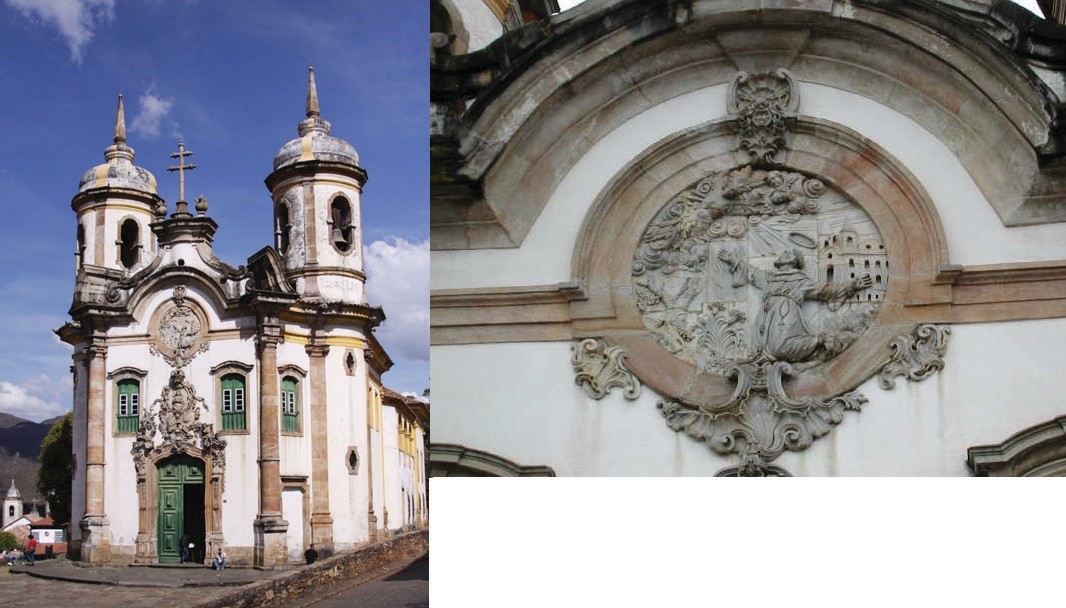 Iglesia de la Tercera Orden de los Penitentes de San Francisco de Asís. Ouro Preto.
