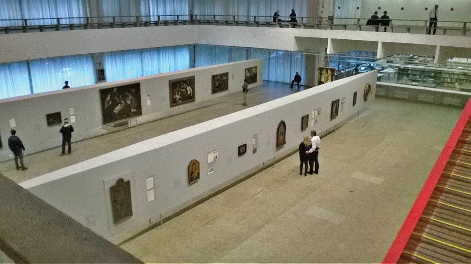 MASP (vista interior), setembro de 2015.