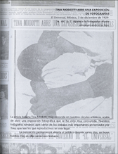 Página de El Universal de 3 de dezembro de 1929, reproduzida em Sotelo e Alvarez (2000, p. 41).