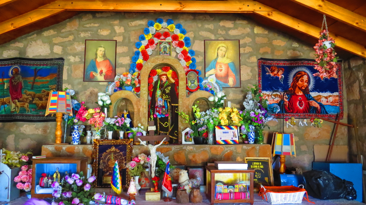 Vista del conjunto-altar. Fotografía de Carolina Odone.