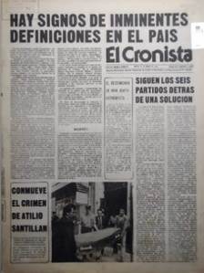 El Cronista y el golpe de 1976: los “signos de inminentes definiciones” (El Cronista, 23 de marzo de 1976)
