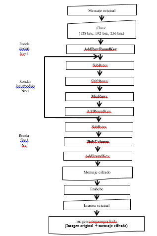 Proceso de cifrado y embebido P. II