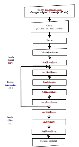 Proceso de extracci&oacute;n y descifrado P. I