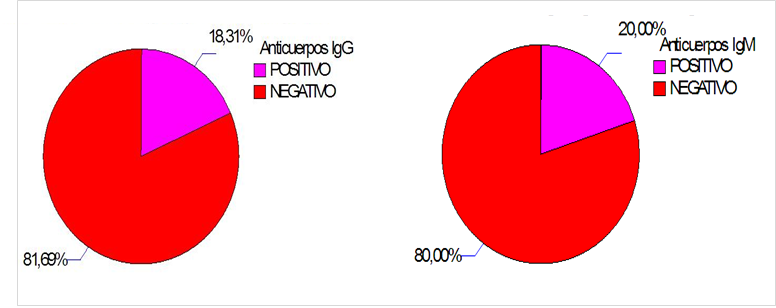 Determinaci&oacute;n de serolog&iacute;a IgG- IgM contra Toxoplasma gondii