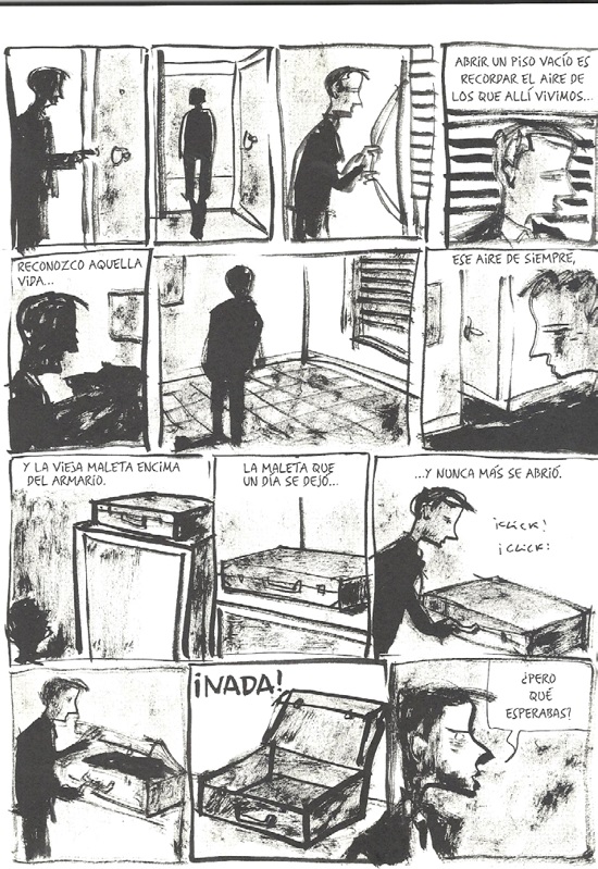 Speak Low, Montesol, Madrid: ed. Sinsentido, 2012, “La guerra civil”, pl. 1.