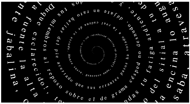 Bel&eacute;n Gache, poema digital &ldquo;G&oacute;ngora Wordtoys&rdquo;