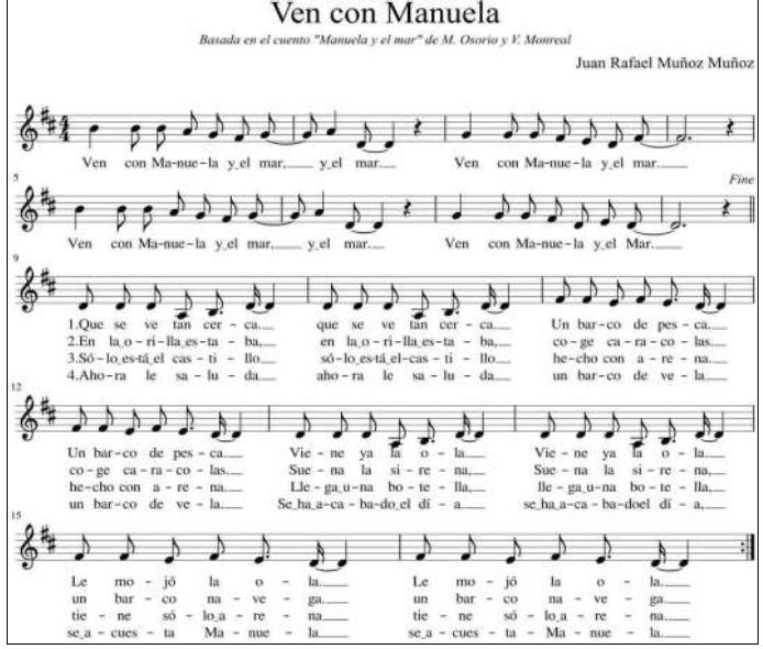 Canción: Ven con Manuela