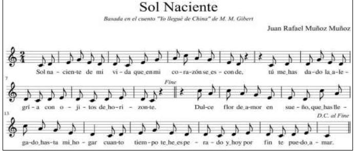 Canción: Sol Naciente