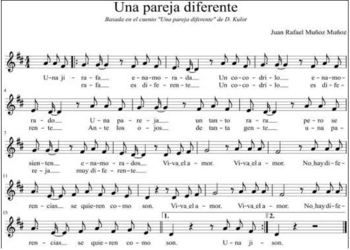 Canción: Una pareja diferente