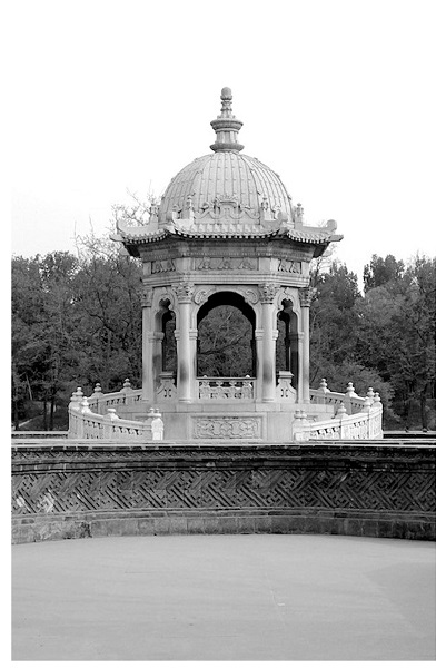 Glorieta actual del reconstruido Laberinto.