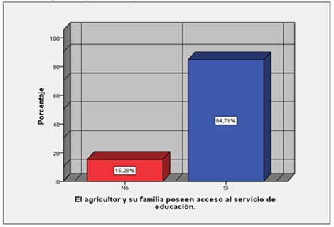 Gr&aacute;fico N.&deg;3: Acceso al servicio de educaci&oacute;n