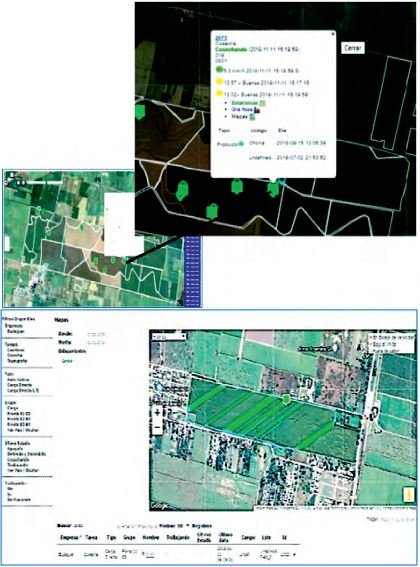 Representaci&oacute;n en tiempo real del proceso cosecha-transporte y llegada al ingenio.