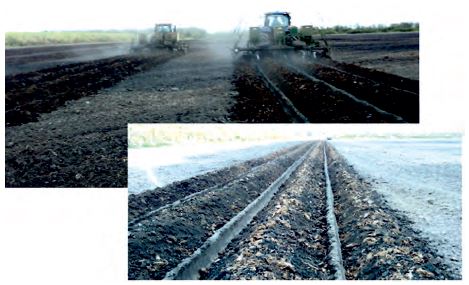 Surcado con pilotos autom&aacute;ticos.