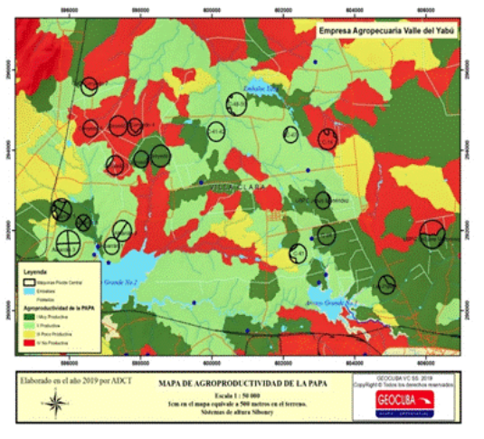 Mapa de agroproductividad.