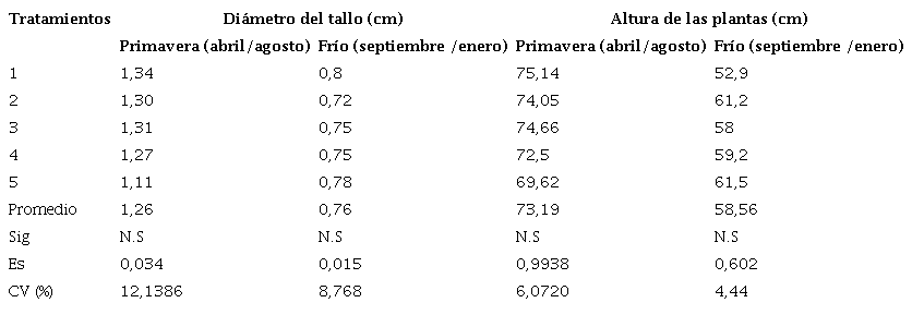 Desarrollo de las plantas hasta el momento de la aplicaci&oacute;n de los tratamientos de inundaci&oacute;n