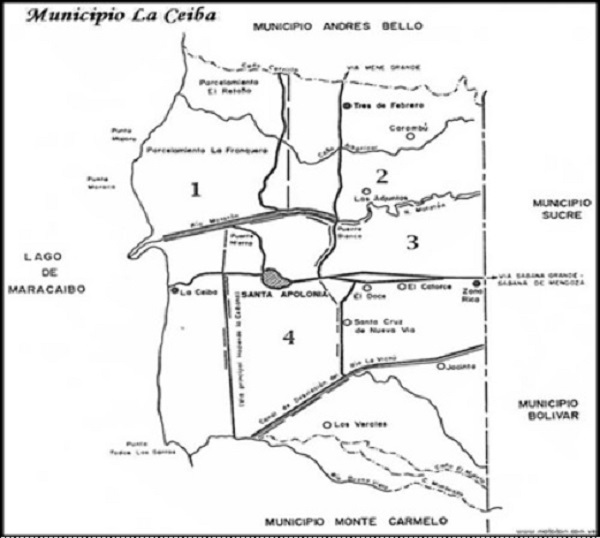 Municipio La Ceiba de Estado Trujillo-Venezuela.