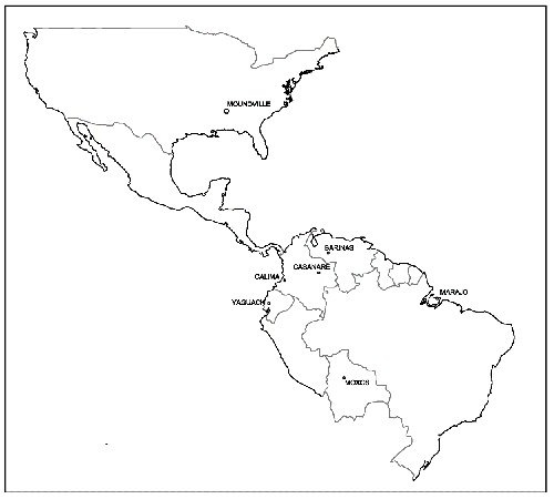 Casos de estudio referidos en el artículo.