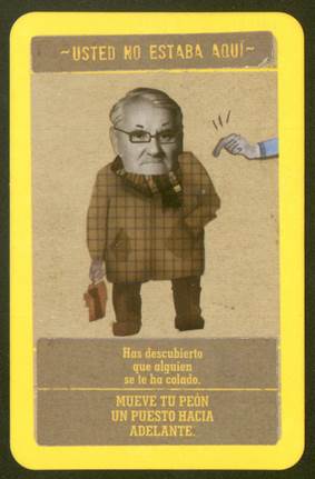 Tarjeta de cola: Usted no estaba aqu.